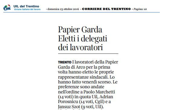 Papier Garda IMM