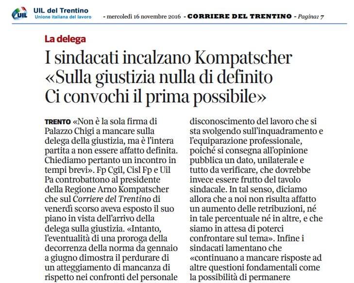 Delega giustizia IMM
