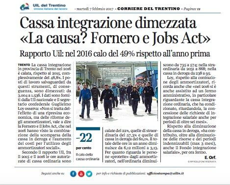 Cassa integrazione