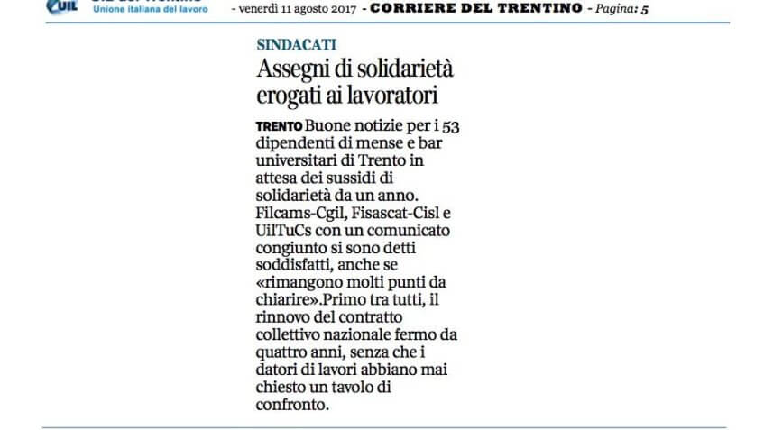 assegni di solidarietà